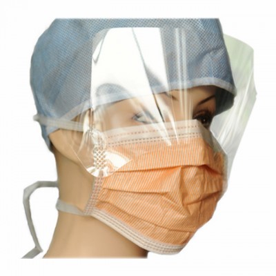 Disposable Nonwoven Surgical Face Mask with Eye Shield