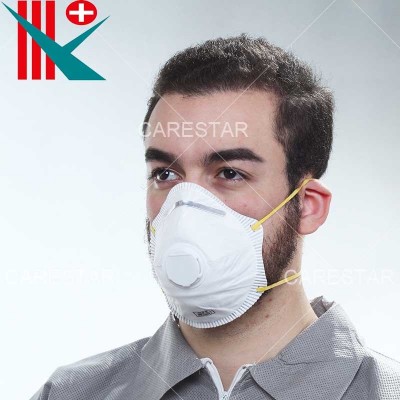 Disposable Foldable PP Nonwoven Respirator with Valve, Bfe 95% 99%, with Ce Certificate, Single-Use